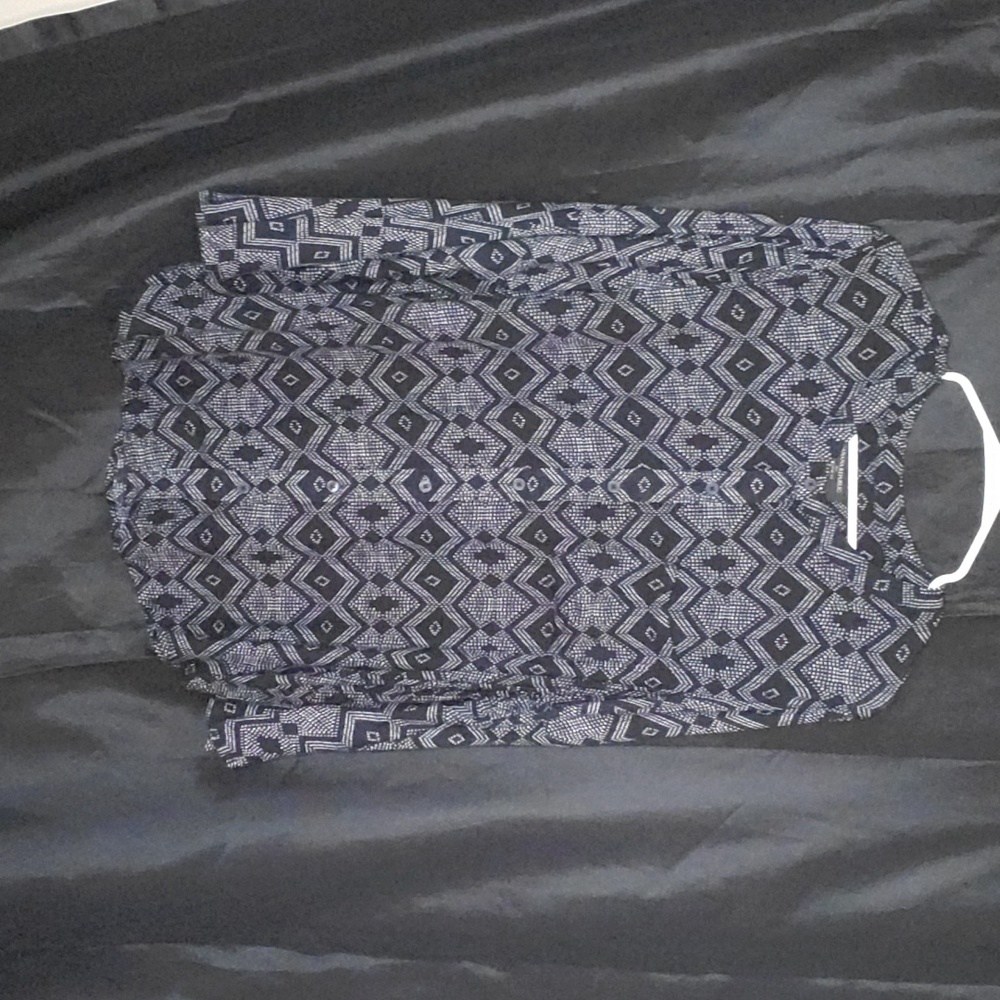 BR Factory Button-down Boyfriend Fit Top